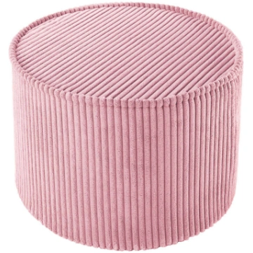 Pufs velveta- Rozā/ Pink Mousse Pouffe