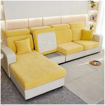 Chenille Stretch Sofa Seat Cushion Cover, Stretch 