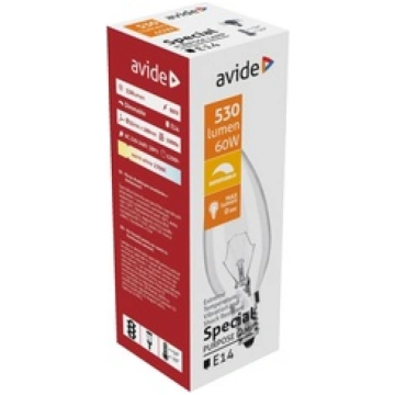 Spuldze Candle clear E14 60W AVIDE