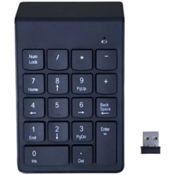Klaviatūra Gembird USB Numeric Keypad Wireless KPD