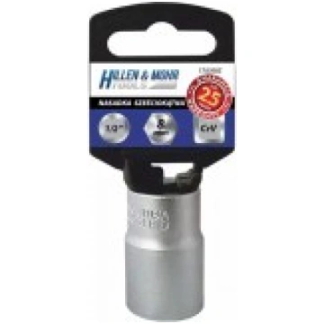 Seškanšu mucina 1/2" 18 mm plastmasas turetajs DED