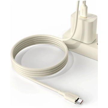 DUDAO L7SCL USB-C - Lightning cable 30W 1m - beige