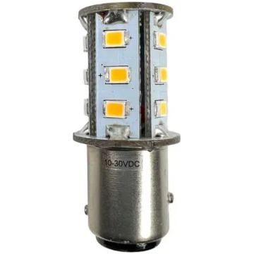 LED spuldze, BAY15D silti balta krāsa Hjertmans