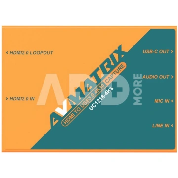 AVMATRIX UC1218-4K PRO HDMI TO USB3.0 4K30 Capture