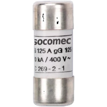 80A gG DISTRIBUTION FUSE 22x58 SOCOMEC