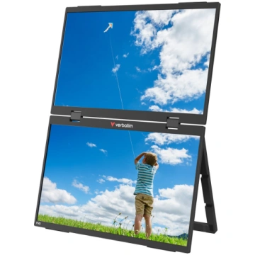 Verbatim Portable 15.6" FHD Dual Monitor Essential