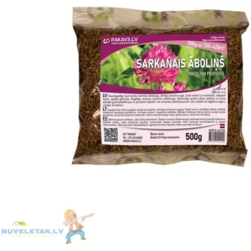Sēklas āboliņš sarkanais 0.5kg. 23040