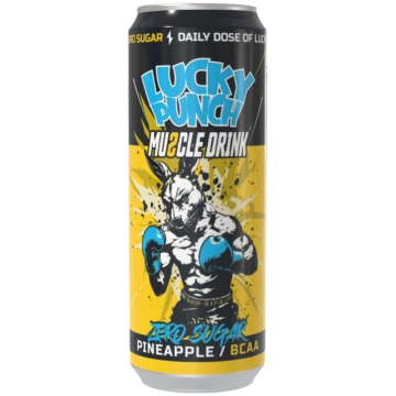 LUCKY PUNCH BCAA Pineapple Muscle Drink Zero dzēri
