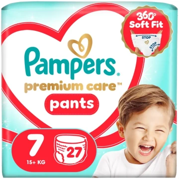 Pampers Premium Care Pants, Izmērs 7, 27 Autiņbiks