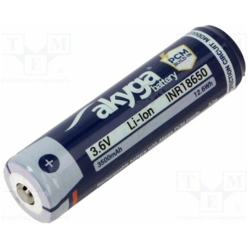 Re-battery: Li-Ion; 18650,MR18650; 3.6V; 3500mAh; 