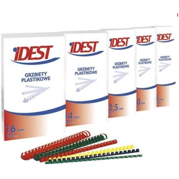 Plastmasas iesiešanas gredzeni 10mm, sarkani (100 