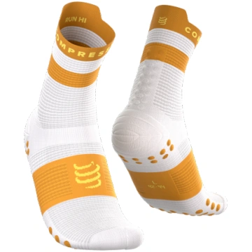 Compressport PRSV4 augstās skriešanas zeķes, White