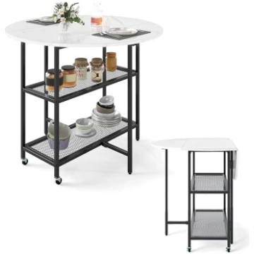LIFEZEAL Folding Dining Table, Modern Kitchen Tabl