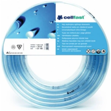 Elastīga Pvc caurule 10mm, 1,5mm siena - 1 metrs C