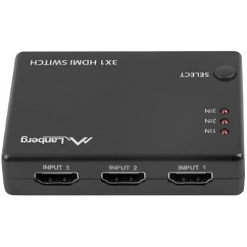 LANBERG VIDEO SWITCH 3X HDMI + MICRO USB PORT