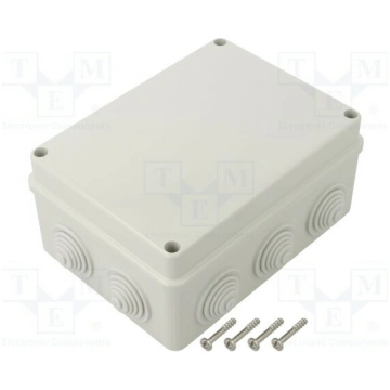 Enclosure: junction box; X: 118mm; Y: 158mm; Z: 69