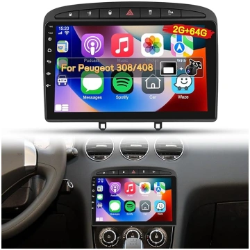 NHOPEEW 2G + 64G Android auto radio Peugeot 308/40