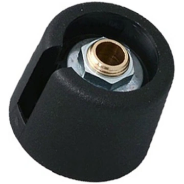 Knob; with pointer; polyamide; Øshaft: 6mm; Ø20x16