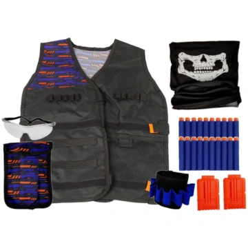 Commando Outfit Policeman Costume Cartridges Glass