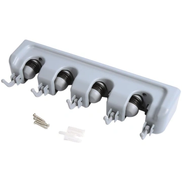 Kitchen Mop Broom Holder Wall Mounted Organizer St