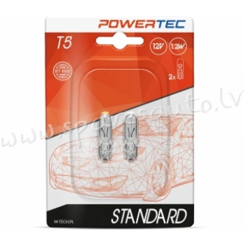 PTZ29-02B - W5W Powertec Standard T5 W2x4.6d 1.2W 
