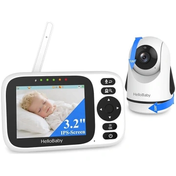 HelloBaby Babyphone mit Kamera, ferngesteuertes Sc