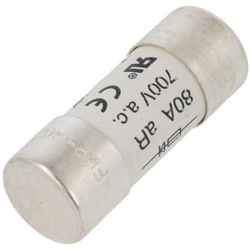 Fuse: fuse; ceramic,cylindrical,industrial; 80A; 6