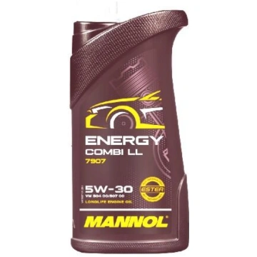 Motoreļļa Mannol 7907 Energy Combi LL 5W-30 1 ltr