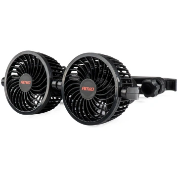 Auto salona ventilators USB charger 2x4" 12V AMiO