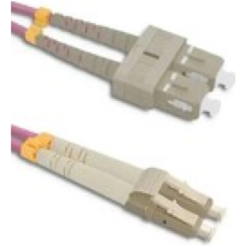 Qoltec Patchcord fiber optic LC/UPC - SC/UPC / Mul