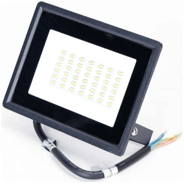 Faro LED Slim 30W IP65 Nero Aigostar