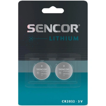 Sencor CR2032 3V baterijas, 2 gab