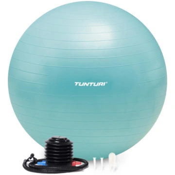 Tunturi Gymball 65cm, Turquoise, Anti Burst