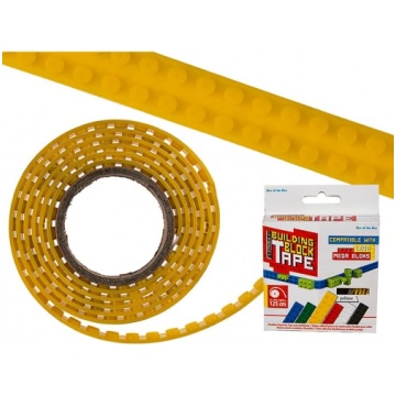 Elastīgā konstruktoru Lego lente 1.25m dzeltena 02