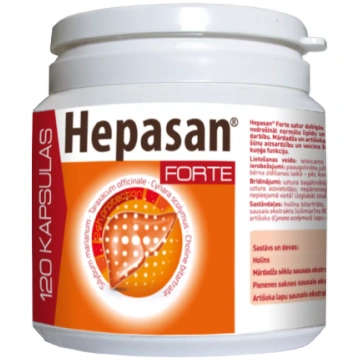 HEPASAN Forte kapsulas, 120 gab