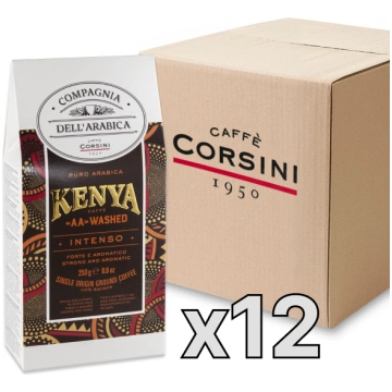10x 125gr. Maltā kafija Corsini Kenya, 100% Arabic