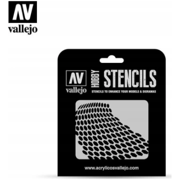Vallejo Vallejo: Stencils - Distorted Honeycomb