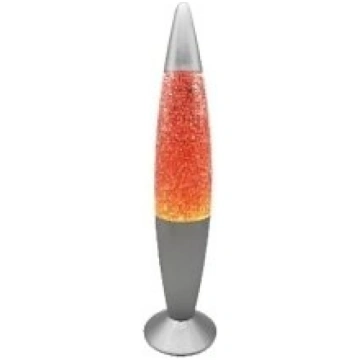 BESK Dekoratīva lavas galda lampa, 5W, sarkana