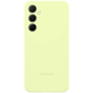 Samsung Silicone Case, Galaxy A55, dzeltena - Apva