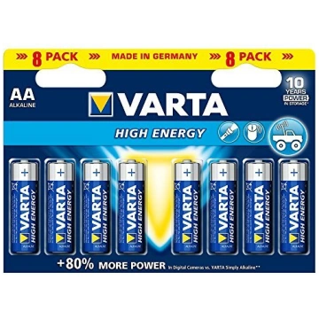 Baterijas Varta High Energy, AA, 1.5 V