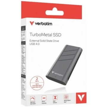 „Verbatim TurboMetal“ 2 TB ārējais SSD disks ar US