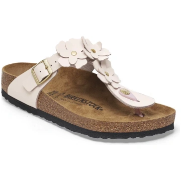 BIRKESTOCK GIZEH FLOWERS LIGHT ROSE, NAT - 39 / UN