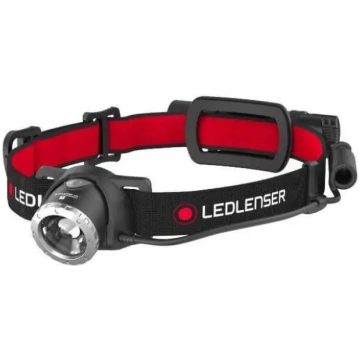 Ledlenser H8R Melns, Sarkanā galvas siksnas LED lu