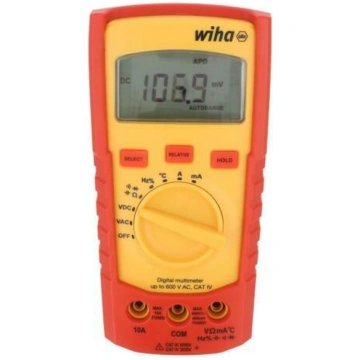 Digital multimeter; LCD; VDC: 600V; VAC: 600V; I D