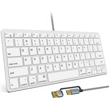 78 taustiņu kompakta klaviatūra ar vadu Mac datori