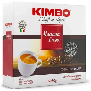 Maltā kafija KIMBO Macinato Fresco, 2 x 250g