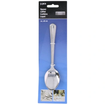 Nerūsējošā tērauda zupas karote 3.gb 18 cm