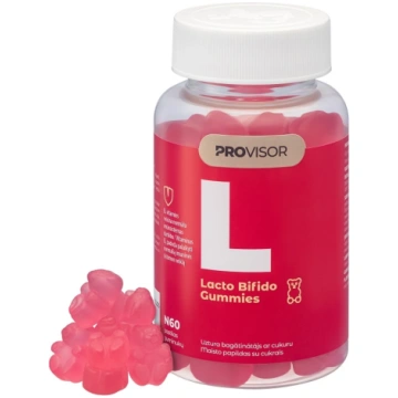 PROVISOR Gummies Lacto Bifido, 60 pastilas