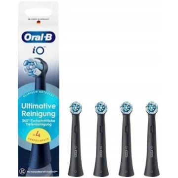 Oral-B iO Ultimate Clean x4 Toothbrush heads, Blac