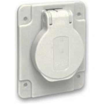 Socket outlet, Mureva PK, Schuko Panel, 65x85, Gra